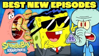 Best of NEW SpongeBob Episodes Part 1  1 Hour Compilation  SpongeBob [upl. by Anahgem]