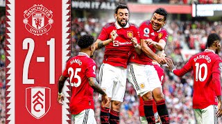 FinalDay COMEBACK 🙌  Man Utd 21 Fulham  Highlights [upl. by Dorina]