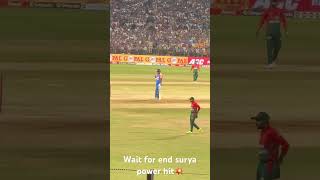 Surya power hit💥 viralvideo viralshorts reels cricket [upl. by Asaert]