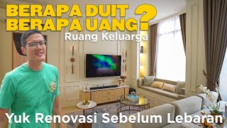 Berapa Duit Berapa Uang  Budget Bikin Living Room Kalian Super Estetik [upl. by Aden378]