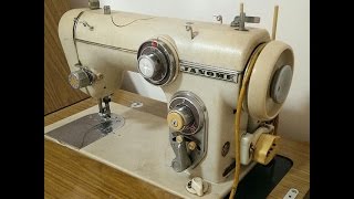 Vintage Janome 672 sewing machine 1960s [upl. by Calica]