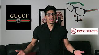 Gucci Eyeglasses Review  GG0006O 53mm EZContacts Review  Optyl Frames [upl. by Sivehc]