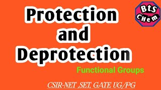 Protection and Deprotection of Functional Groups in organic synthesis [upl. by Haerdna]