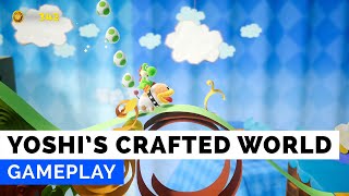 Yoshis Crafted World  Poochys Tape Trail  Gameplay [upl. by Paulson]