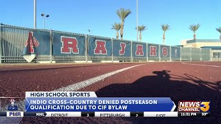 Indio crosscountry teams denied qualification for CIFSS postseason due to bylaw [upl. by Dnomrej]