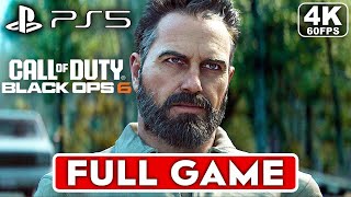 CALL OF DUTY BLACK OPS 6 Gameplay Walkthrough Campaign FULL GAME 4K 60FPS PS5 [upl. by Liban528]