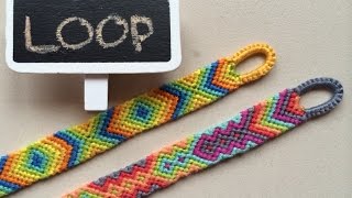 DIY Easy beginning LOOP for friendship bracelets  handmade crafts  Creative Twins [upl. by Bekki154]