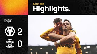 Three big points  Wolves 20 Southampton  Extended Highlights [upl. by Teufert]