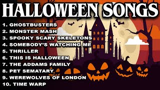 Halloween Songs 2024 🎃 Best Halloween Music Playlist 👻 Clean Halloween Songs Playlist [upl. by Justen97]