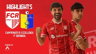 FCR Forlì 21 Vis Novafeltria  Highlights Campionato di Eccellenza 202425 [upl. by Tildy862]