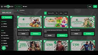 SirWin  Online Casino Review  KryptoOddsen [upl. by Kym]