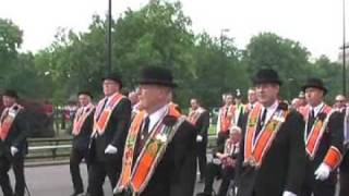 Grand Orange Lodge of England Parade in London  Part One [upl. by Eldred356]