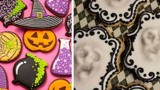 1 Hour Halloween Cookie Decorating 🎃 [upl. by Harrietta78]