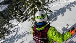 07Mar2024 Big Red Cats powder skiing day 2  Rossland BC [upl. by Peursem]