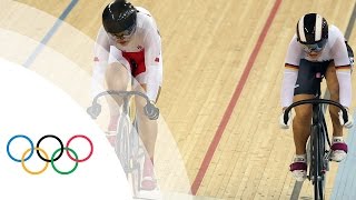 Cycling Track Womens Team Sprint Finals  CHN GER Gold Medal Replay  London 2012 Olympic Games [upl. by Rehtae166]