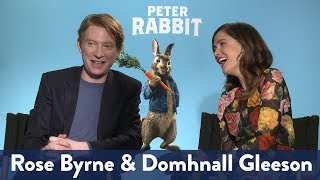 Rose Byrne amp Domhnall Gleensons Pick Up Lines  KiddNation [upl. by Maryjo]