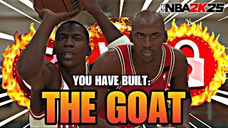 TWOWAY 3LEVEL SHOT CREATOR MICHAEL JORDAN BUILD IS AN OFFENSIVE THREAT AND LOCKDOWN IN NBA 2K25 [upl. by Artemla]