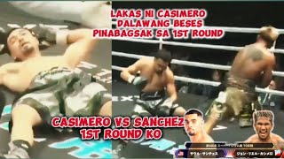 CASIMERO vs SANCHEZfull fight 1st ROUND KO [upl. by Vanna735]