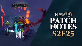 RuneScape Patch Notes S2E25  4th November 2024 [upl. by Zingale]