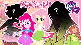 redesigning my little pony EQUESTRIA GIRLS ☆ art  commentary [upl. by Rodrick969]