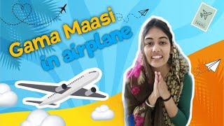 Gama Maasi In AirPlane  Mewadi  Nathdwara  Jigisha Joshi [upl. by Luciano958]