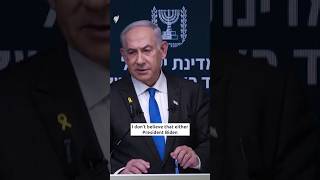 Netanyahu responds to Bidens hostage deal criticism [upl. by Thurnau]