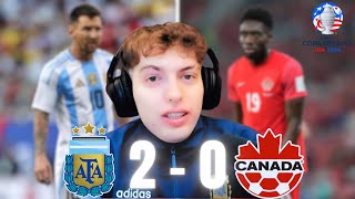 DAVOO XENEIZE REACCIONA A LA CLASIFICACIÓN DE ARGENTINA A LA FINAL  COPA AMÉRICA 2024 [upl. by Edmund27]