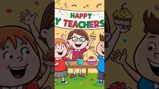 Happy Teachers Day Song for Kids  Thank You Teachers [upl. by Teyut]