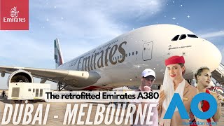 The new Emirates A380 Business Class  Dubai  Melbourne  Emirates Business Class  Trip Report [upl. by Ruthanne]