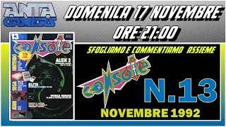 EDICOLANTA LIVE CONSOLEMANIA N13  NOVEMBRE 1992 [upl. by Fonz]