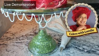 🔴 Royal Icing Recipe with Egg Whites  Drop Strings 🍰Cakes with Lorelie [upl. by Fidelio]