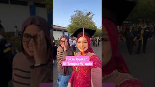 Terpaksa bikin konten di tempat wisuda aku karena gada waktu lagi cari tempat bilavlog trending [upl. by Fredelia790]