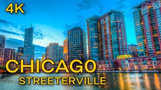 Chicago 4K Virtual Walking Tour  Streeterville [upl. by Nitsraek]