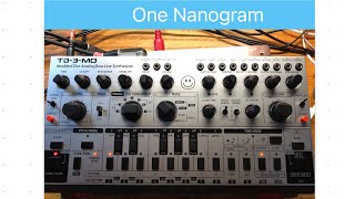 One Nanogram Silver TD3 MO and Green TD3 with Electribe ER1 [upl. by Kho]