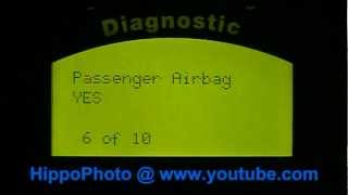 Freelander 1 v6 HawkEye v5 Diagnostic Airbag Computer Live Data [upl. by Damien574]