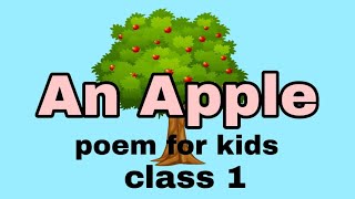 An Apple poem for kids [upl. by Rufford680]