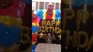 Birthday boy balloon decoration ideas balloon party birthday decortiondecoration decor shorts [upl. by Nolham]