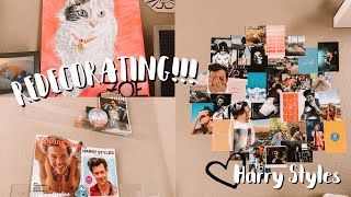 Redecorating my room to become a Harry Styles shrine [upl. by Anairuy]