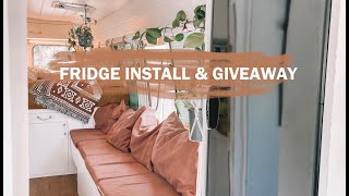 Vitrifrigo Fridge Install amp Giveaway [upl. by Ardnohsal]