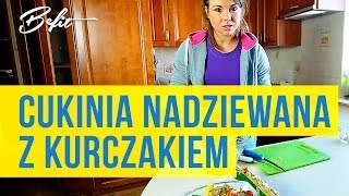 Przepis na cukinię nadziewaną farszem z piersi kurczaka Projekt Befit [upl. by Bernardina]