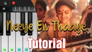 Neeye en thaaye  Tutorial Video Walkband piano  Marakkar Arabikadalinte SimhamSangeeth Surendran [upl. by Hardunn129]