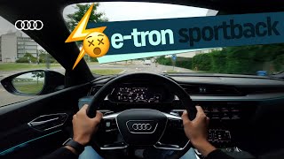 Audi etron Sportback 55 quattro POV Drive [upl. by Ariamoy712]