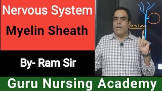 NORCET BFUHS BHU Myelin Sheath By  Ram Sir GURU NURSING ACADEMY [upl. by Llemrej66]