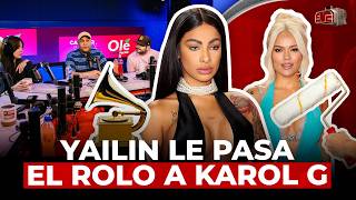 YAILIN LE PASA EL ROLO A KAROL G Y SE CORONA COMO LA MEJOR VESTIDA DE LATIN GRAMMY [upl. by Eerised]