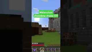 Ne mélenchons pas les torchons et les serviettes 🤣 lfi droite minecraft [upl. by Octavian]