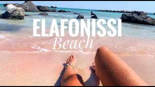 ELAFONISSI BEACH 2019  CHANIA GREECE CRETE ISLAND  PINK SAND BEACH  BEST PLACES TO VISIT GREECE [upl. by Seuguh]