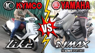 Sino ang SIKAT at sino ang ANGAT  Yamaha NMAX 2020 vs KYMCO Like 150i [upl. by Aihcrop520]