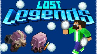 Beating piglins in a nice little snowball fight January LAST lost legend Minecraft Legends [upl. by Anim]