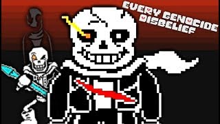 SANS REBORN WILL HAVE HIS REVENGE  Every Genocide Disbelief [upl. by Dosi]