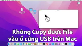 Cách Copy File dữ liệu từ Macbook vào ổ cứng USB trên Mac OS [upl. by Naerb]